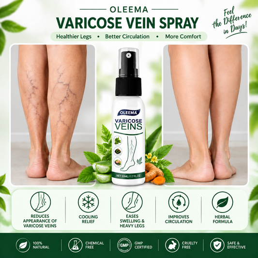 MD Varicose vein spray Targeted Care. Easy Application. Better Leg Comfort.