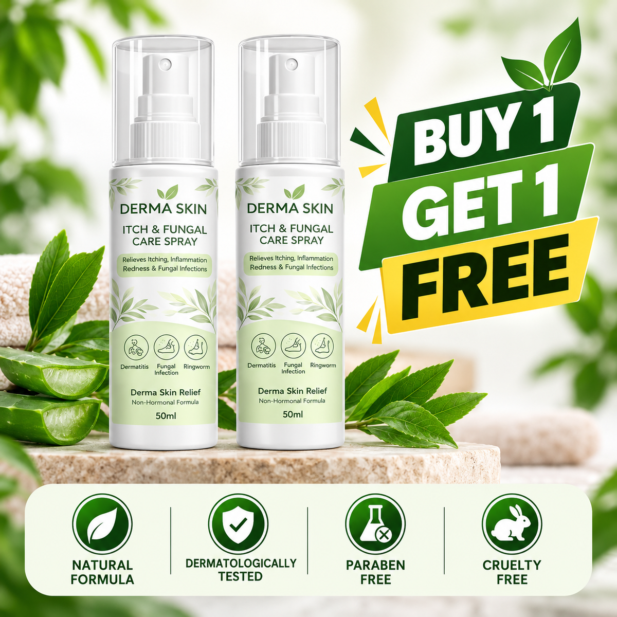 MD Fungal Care Spray- Dermatologist Inspired Itch & Fungal Care👨🏽‍⚕️
