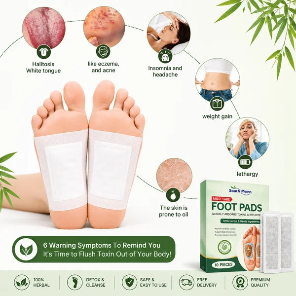 Detox Foot Pads | 👣 Wake Up to Refreshed, Happy Feet Every Morning 🌙