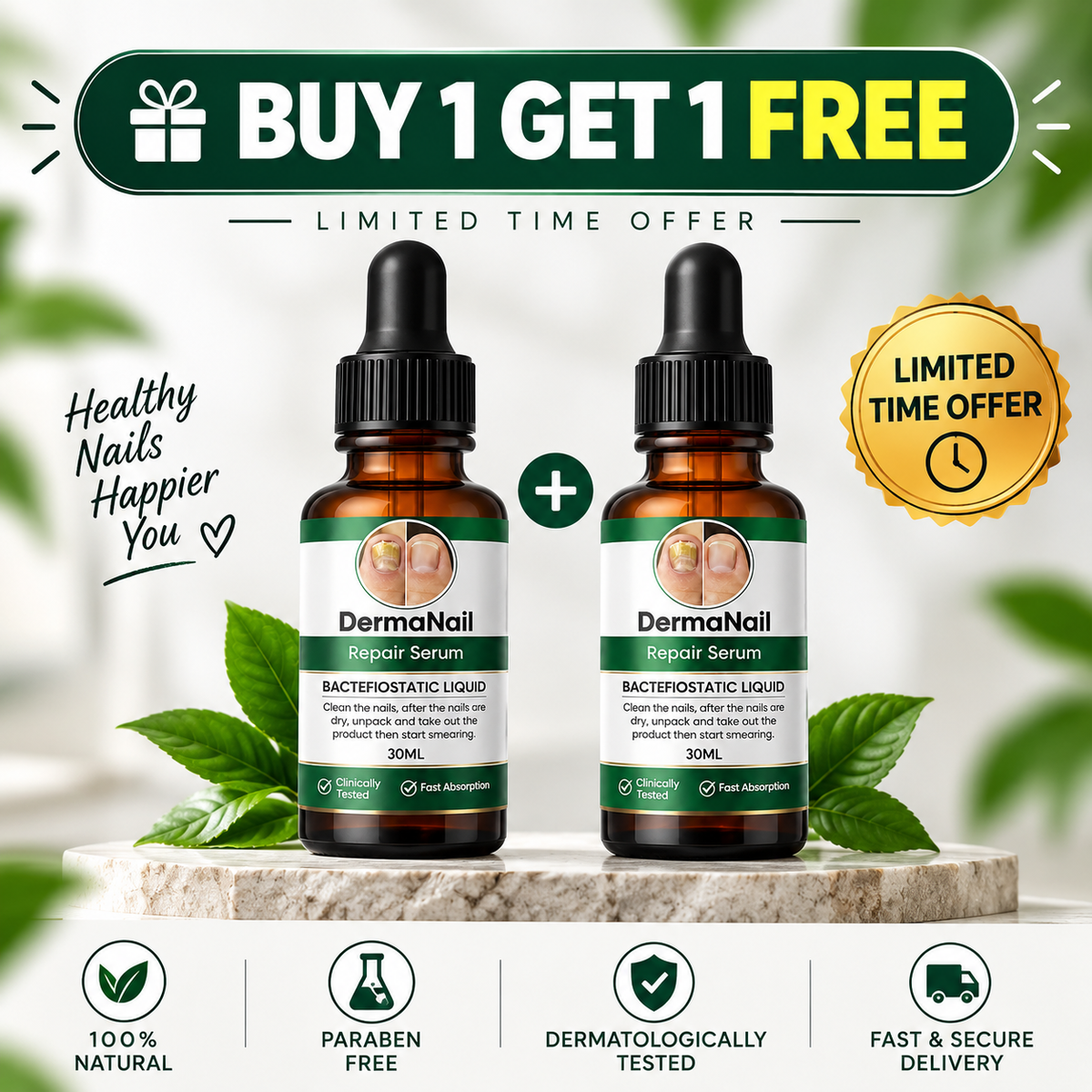MD Derma Nail Repair Serum | Repair, Nourish & Strengthen Every Nail 💚