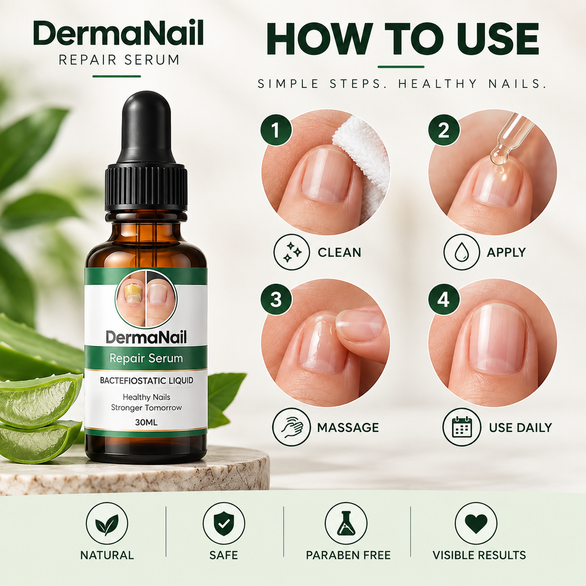 MD Derma Nail Repair Serum | Repair, Nourish & Strengthen Every Nail 💚